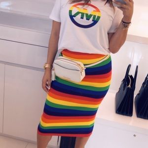 Michael Kors Rainbow Skirt